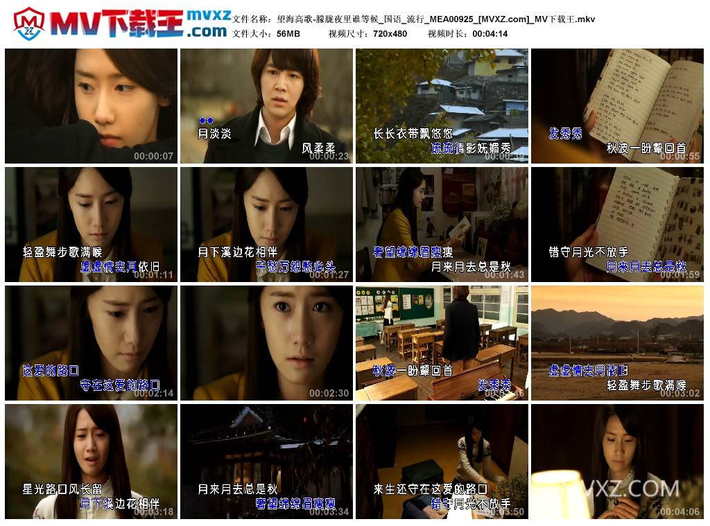 望海高歌-朦胧夜里谁等候_国语_流行_MEA00925